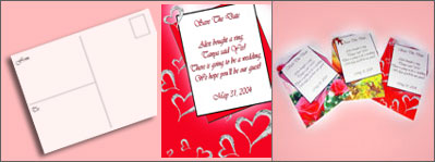 Wedding Save the date post cards